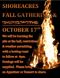 SHOREACRES FALL GATHERING